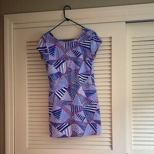 Vibrant Striped Mini Dress